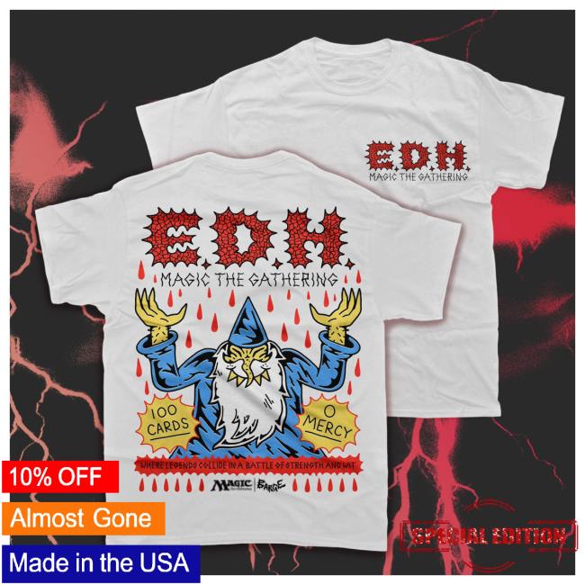 Official Wizard Of Barge Merch Shop EDH Tee Shirt - Magic the Gathering Collection
