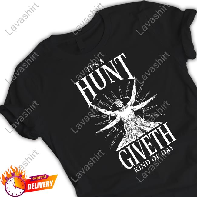 It's a Hunt Giveth Kind of Day Black Top Shirt
