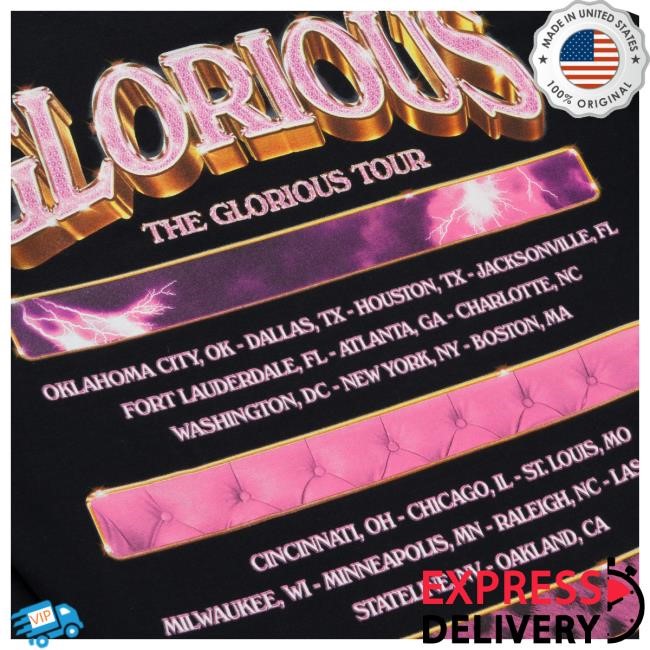 GloRilla Merch Store Glorious Tour From Memphis Shirts