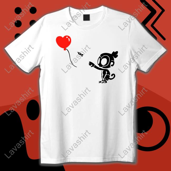 Monkey With Bloon Shirt Ninja Kiwi Store Hoodie
