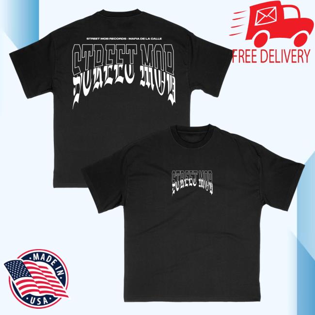Street Mob Old English - Black Tee