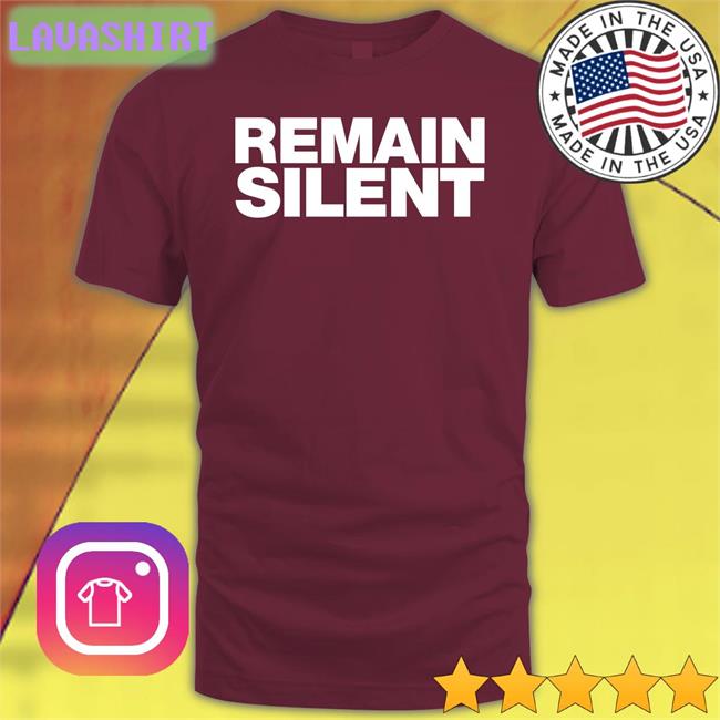 Support Crime Remain Silent T Shirt Brass City Merch