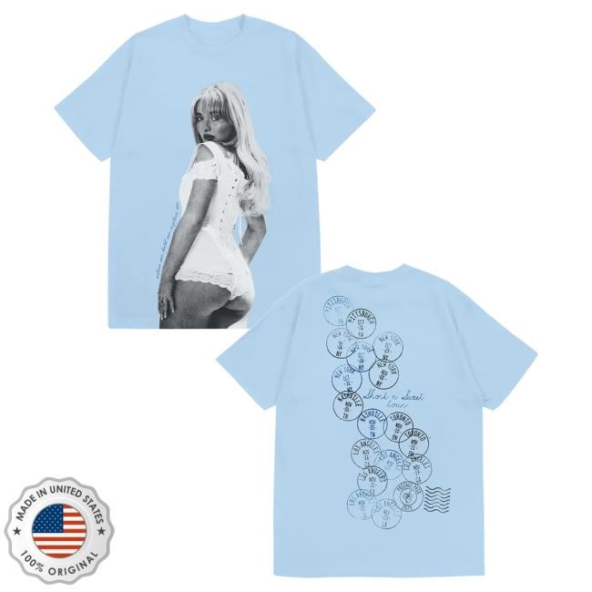 Official Sabrina Carpenter Merch Store Short n' Sweet Adore Me Residency T Shirt