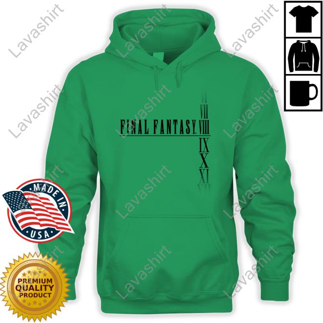 Official Ben Starr Final Fantasy VI VII VIII IX X XI XII Tee Shirt Official Final Fantasy VI VII VIII IX X XI XII T Shirts