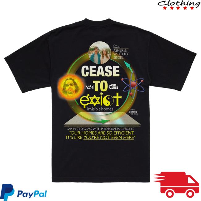 Official A24 Merch Store A24 Films Online Ceramics X The Curse Cease To Exist T Shirt A24 Shop