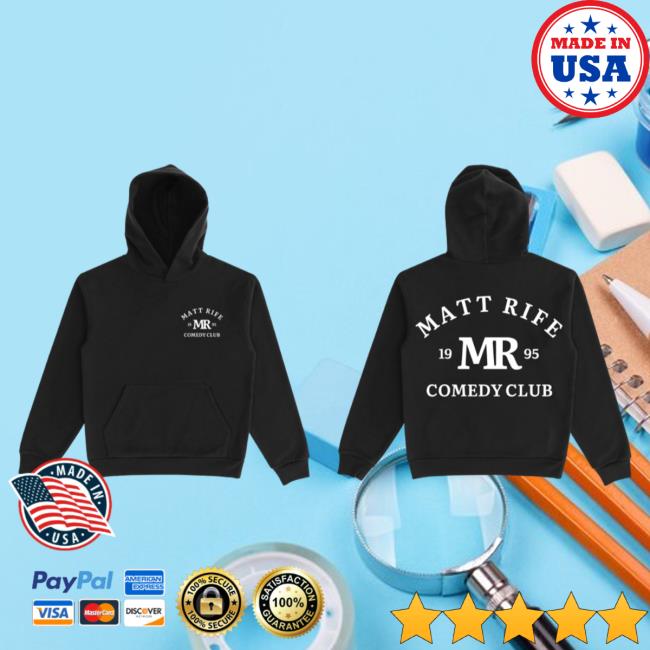 Official Matt Rife Merch Store Shop Matt Rife Classic Mr Comedy Club Popover Sweatshirt