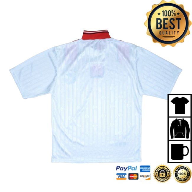 Official Turkey 1996 - 1998 Away Shirt Tee - Turkey Away
