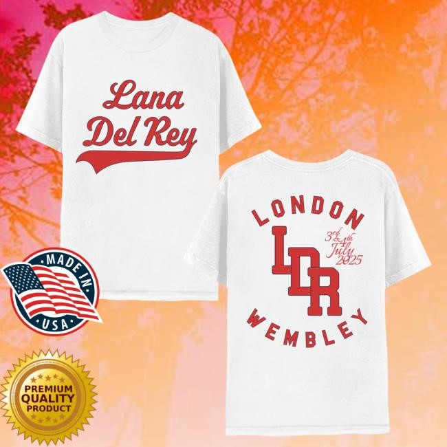 Lana Del Rey London Event New Shirt 2025 | Lana Del Rey Merch Store Shop Official
