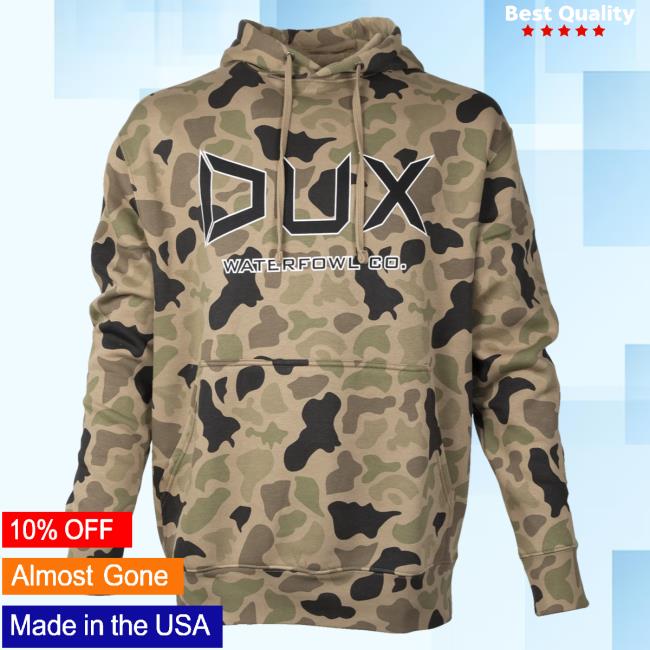 Official Dux Waterfowl Co Dux Old School Camo Thermal Sweaters Duxwaterfowl