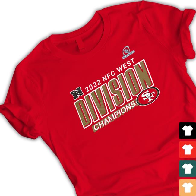 Official San Francisco 49ers 2022 NFC West Division Champions 2022 Tee Shirt