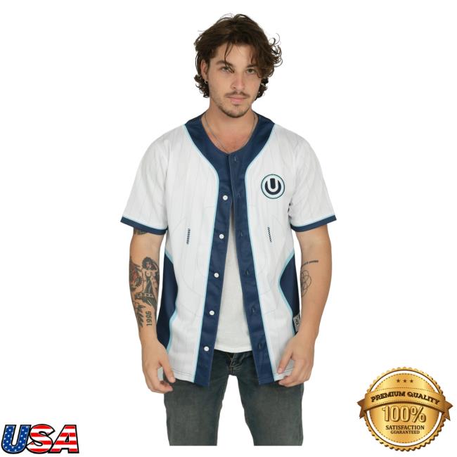 Official Ultra Records Ultra Baseball Jersey - White Shirt 2023 UltraRecords