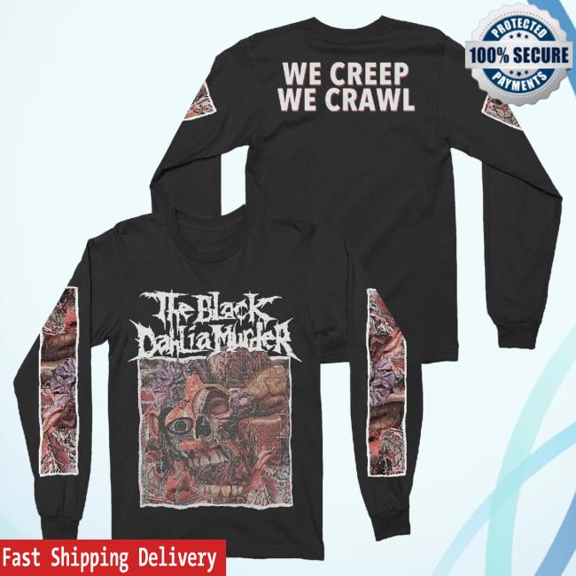 Official Night Shift Merch Indie Merch Store The Black Dahlia Murder - Gore Face Long Sleeve Tees NightShiftMerch IndieMerchStore
