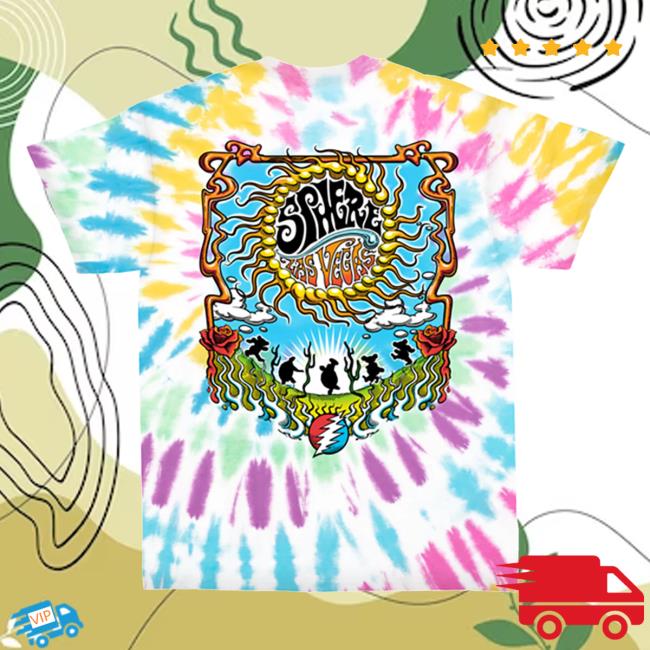 Official Dead & Company Merch Store Dead & Co Sphere Las Vegas Tie Dye Shirt New Deadandco Shop Clothing