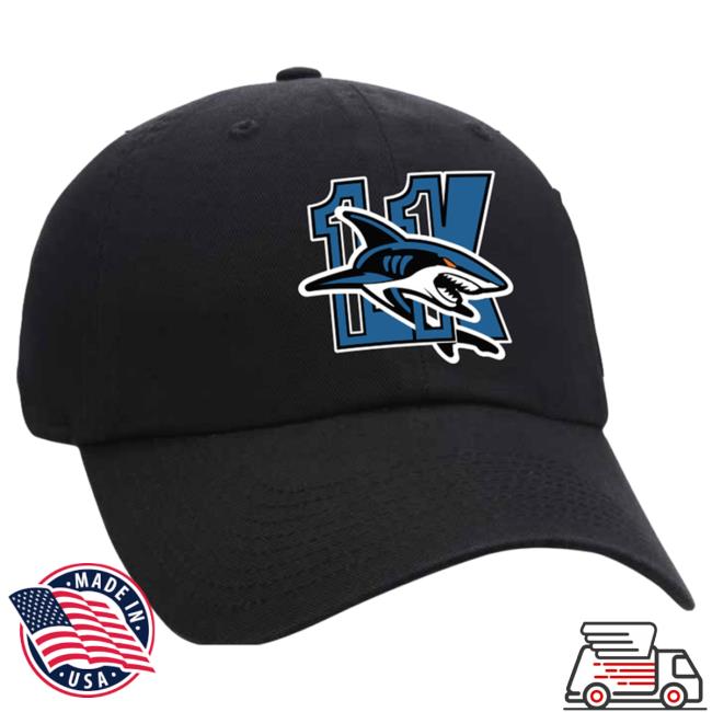 Official San Jose Sharks Pro Shop Merch Store San Jose Sharks LKT1D Black Snapback Cap Sharksproshop Apparel Clothing SanJoseSharks