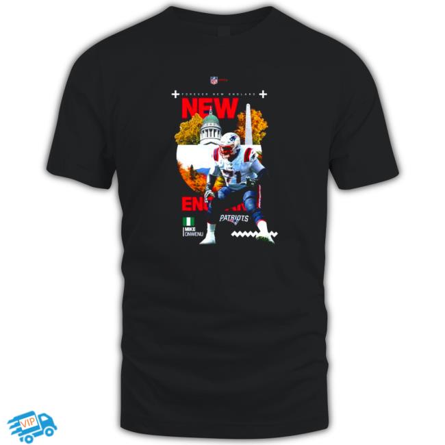 Mike Onwenu New England Patriots Forever Signature Tee Shirt