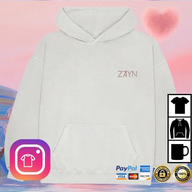 Official Zayn Merch Store Shop Zayn Look Up Hooded Sweatshirt Inzayn