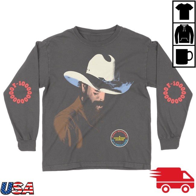 Post Malone F-1 Trillion Western L/S Tee