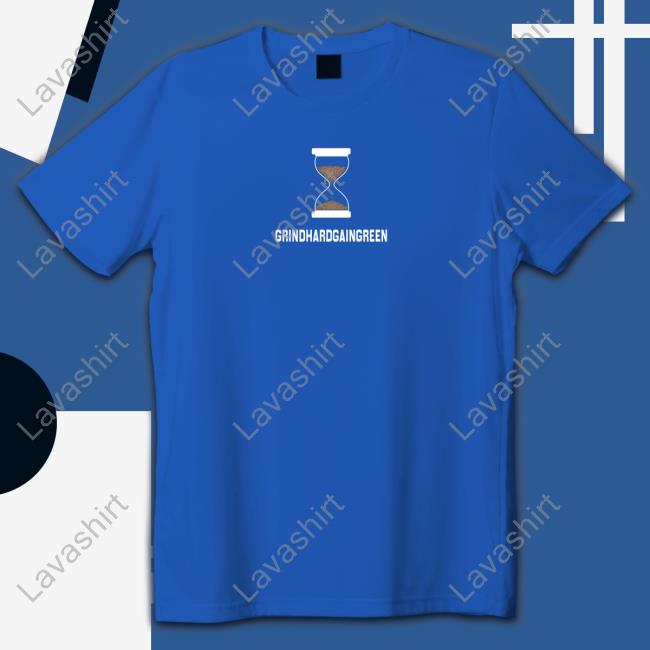 Official Grind Hard Gain Green Ghgg Lifestyle Logo Tee Shirt