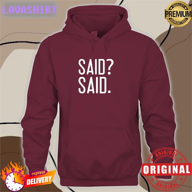 Barstool Sports Store Said Said Long Sleeve Tee Barstool Sports Merch Said Said Shirts