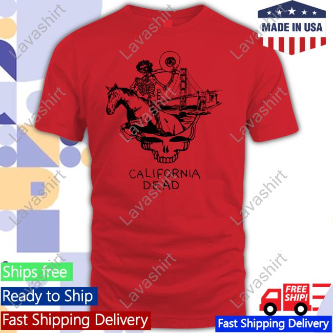 Grateful Dead Merch California United States Of Dead Hoodie
