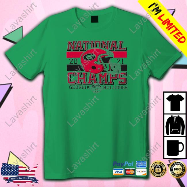 Georgia Bulldogs Champion Youth College Football Playoff 2021 National Champions Winning Stripes Sweatshirt