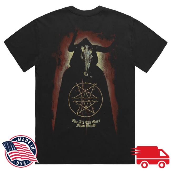 Whitechapel From Below Faded Black Shirt