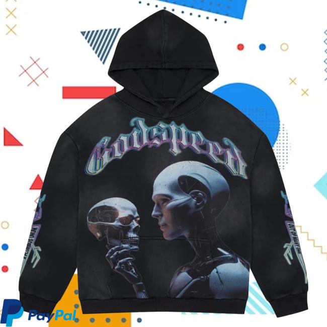 Official Godspeed Nyc Clothing Merch The Upgrade Crewneck Sweatshirt (Black Wash)