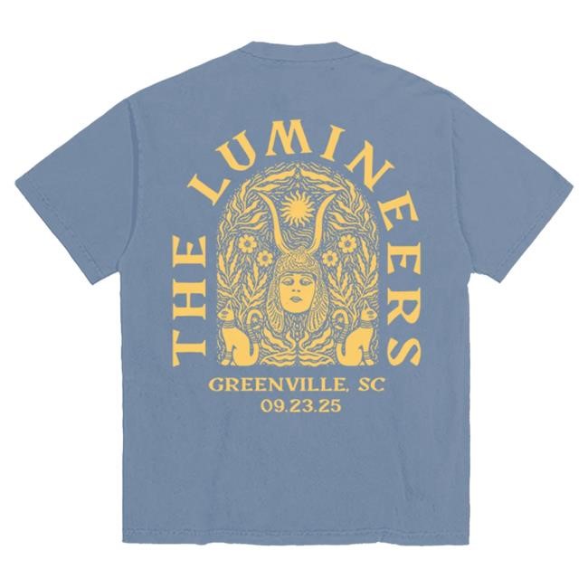 Official Lumineers Store The Lumineers Automatic September 23rd Greenville Event Top Shirt