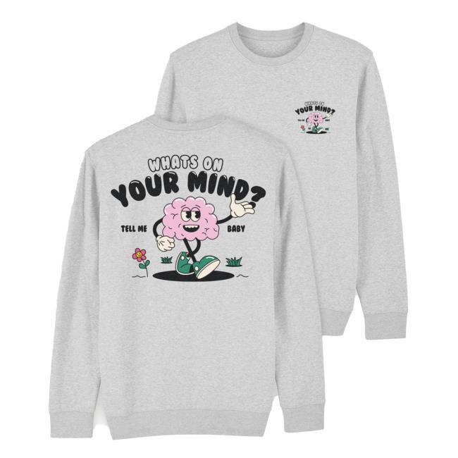 Another Cotton Lab Shop Clothing | Whats On Your Mind Sweatshirt Official Dominicfike Merch Store Anothercotton