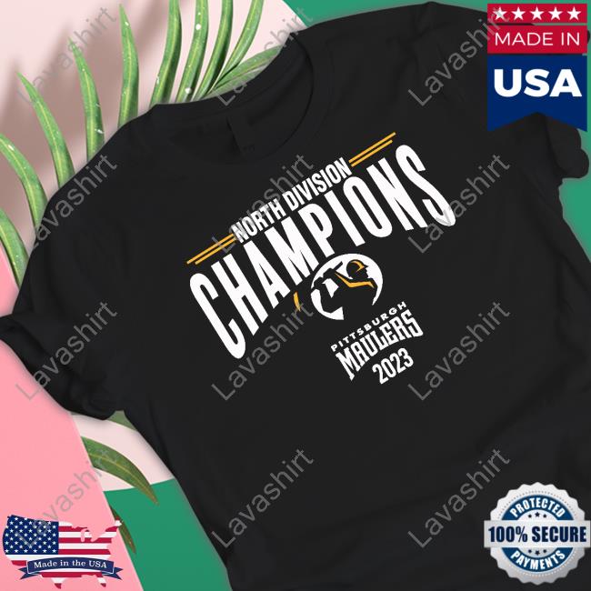 Official USFL Shop Pittsburgh Maulers USFL North Division Champions Hooded Sweatshirt