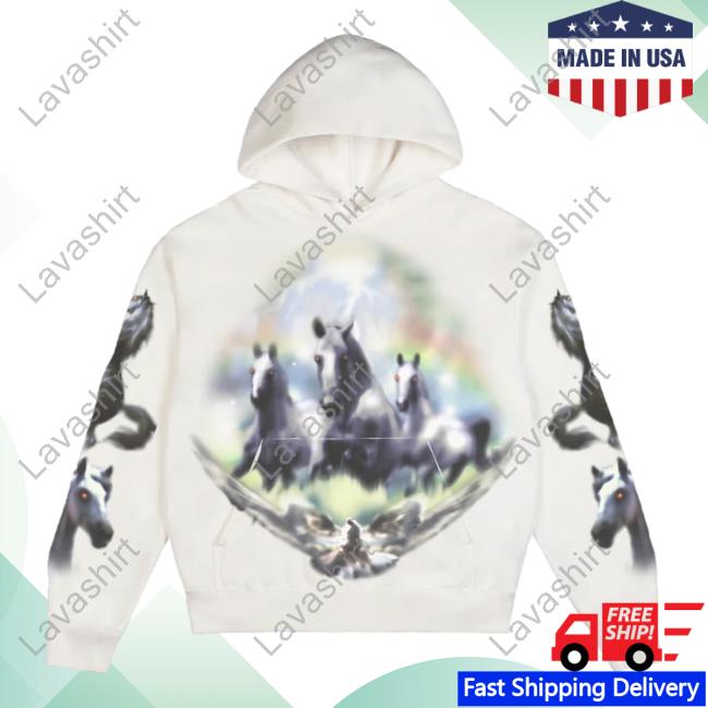 Official Basketcase Gallery Clothing Kaden Peach Stampede Maximalist Pullover Hoodie Kadenpeach