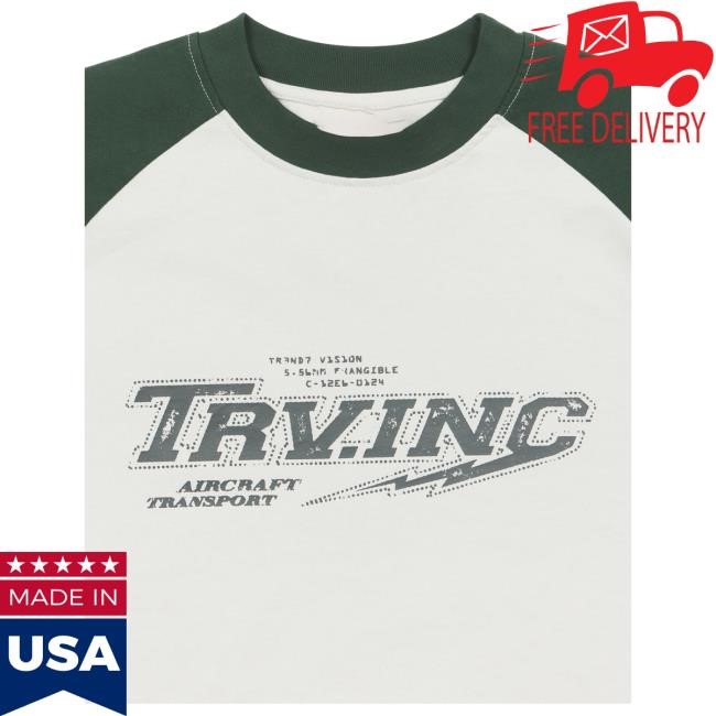 Official Trendt Vision Clothing Shop Green Raglan Attractive Shirt