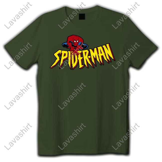 Spiderman Crawler Tee Shirt Spiderman Crawler Tee