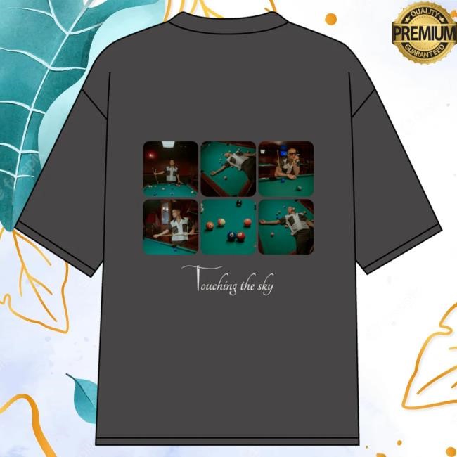 Official Rauw Alejandro Merch Store Rauw Alejandro Touching the Sky Popover Shirt - Washed Black RauwAlejandro