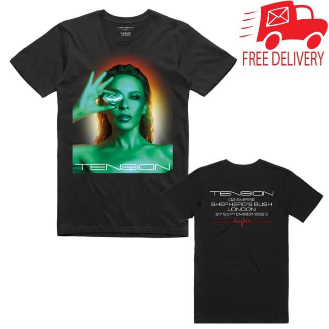 Official Kylie Minogue Merch Store Shop Kylie Minogue Shepherd's Bush Empire Popover Shirt (Black) Kylieminogue