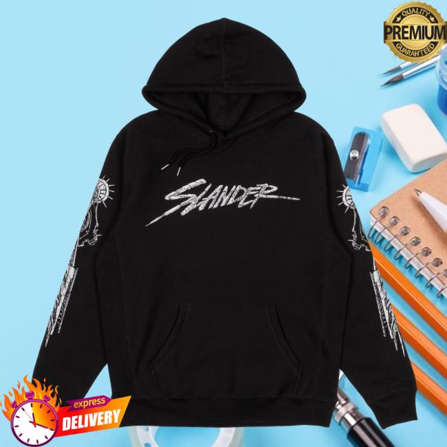 Slander Merch Black Mechanical Sweatshirts