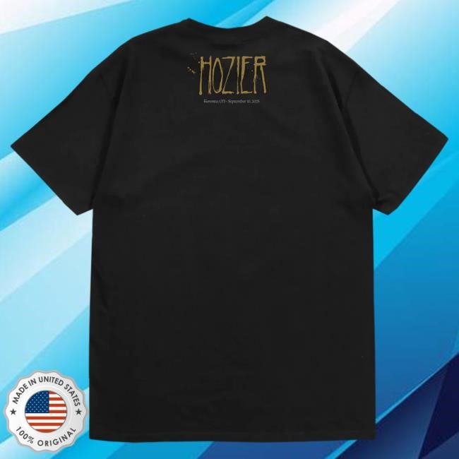 Official Hozier Merch Store Toronto September 10 Show Top Shirt