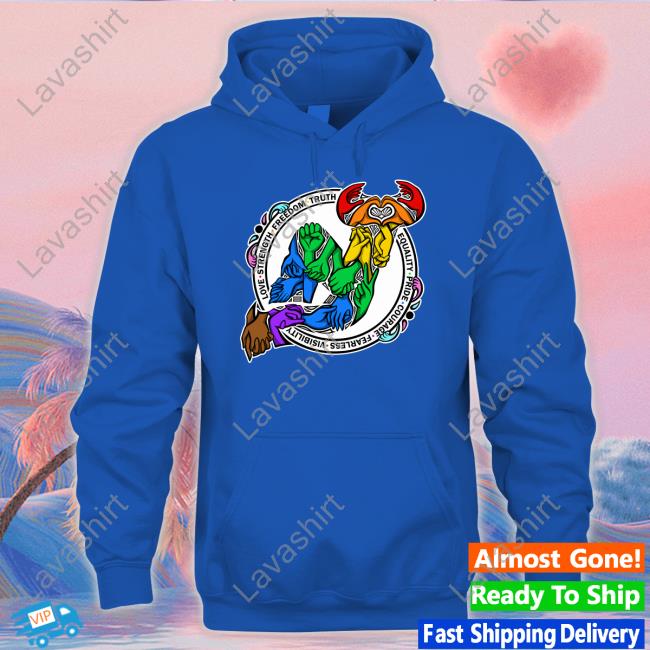 Love Strength Freedom Truth Equality Pride Courage Fearless Visibility Long Sleeve Tee New Jersey Devils Love Strength Freedom Truth Equality Pride Courage Fearless Visibility Limited Edition Tee Shirts