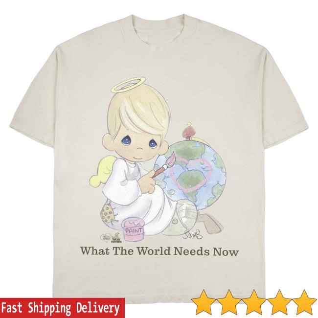 Official Online Ceramics Shop Precious Moments "What The World Needs Now" Top Shirt
