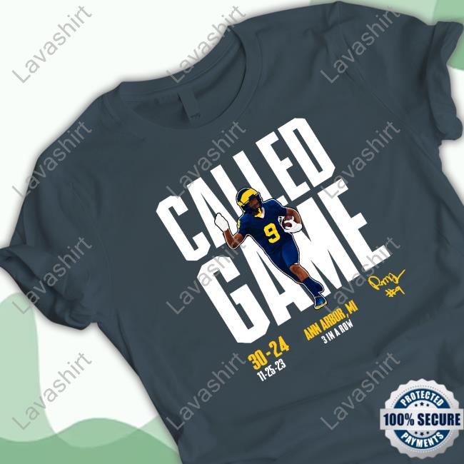 Official The Players Trunk Rod Moore Called Game Ann Arbor Michigan History 3 In A Row 11/25/23 Shirts