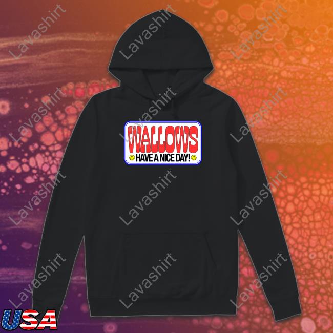 Official Wallows Merch Have A Nice Day Hoodie