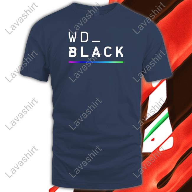 Official Wd_Black Color RGB Bar Shirt Long Sleeve Tee Shirt