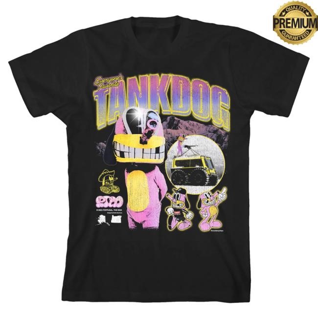 Portugal The Man Merch PTM Shop Store Bootleg Tank Dog Tshirt