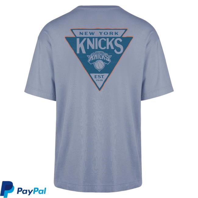 Official Madison Square Garden New York Knicks '47 Brand Knicks Switchback Ravine Foundation New Shirt MSG Shop