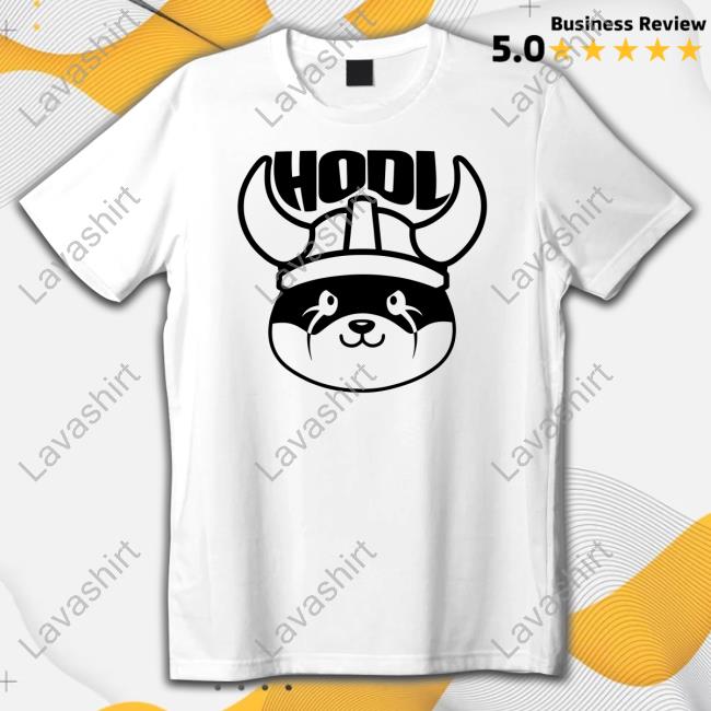 Official Shopfloki Merch Floki Hodl White Shirt