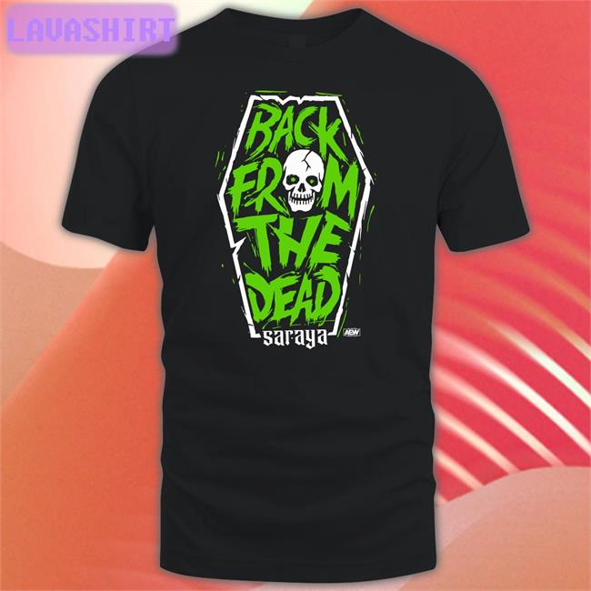 Aew Shop Saraya Back From The Dead Zip Up Hooded