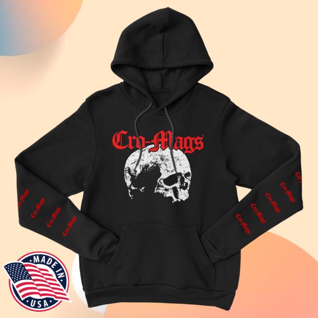 Official Night Shift Store Shop Cro-Mags - Skull Sweatshirts Nightshift Merch