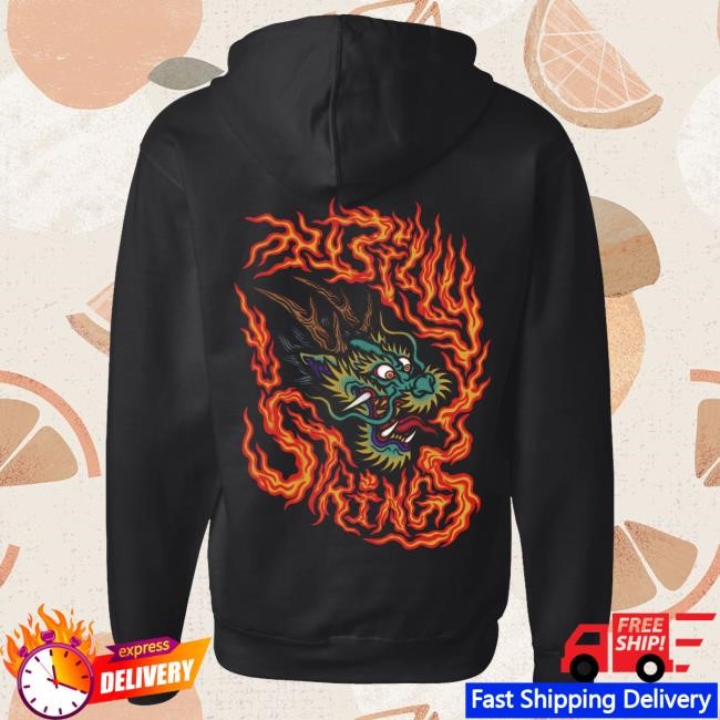 Billy Strings Merch Dragon Zip Up Hoodie (Sean Drennen)