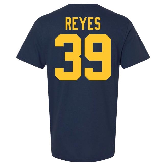 The M Den Michigan Wolverines #39 Max Reyes Student Athlete Blue Football Tees