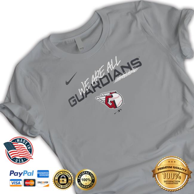 Mlb Shop Cleveland Guardians We Are All T Shirt
